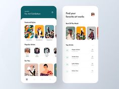 Ambient Manic в Instagram: «A beginner’s guide to art appreciation: throw yourself to the world of art without too much analysis! #AppItHappen - Created by Mariem…» Smartphone, Layout Design, Startup Design, Gallery, Ui Design