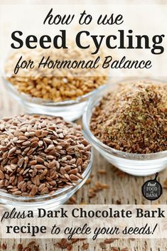 Paleo Chocolate Bark + How to Use Seed Cycling for Hormone Balance