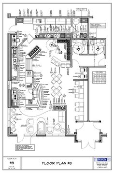 the floor plan for a restaurant