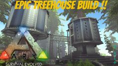 [ARK] EPIC TREEHOUSE FORT!!!! Games, Treehouse, Pop, Minecraft Games, Game, House