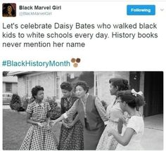 the black history month tweet has been updated to include an image of three women talking