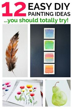 12 easy diy painting ideas you should totally try for the kids to do this