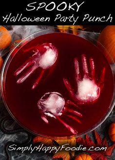 this halloween party punch is perfect for the spooky crowd
