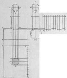 the drawing shows two different types of pipes