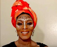 Check Out These Stunning Traditional African Tribal Makeup Tutorials Hippies, Mascara, African Tribal Makeup, African Women, Voodoo Makeup