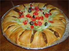 a very tasty looking bread dish with some toppings on it
