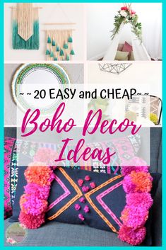 20 easy and cheap boho decor ideas