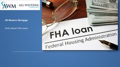 a paper with the words fha loan sitting on top of it next to glasses and pen
