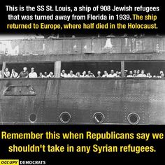 This is awful.  I don't want history to repeat itself.                           [TW holocaust, violent antisemitism] Syrian refugee crisis Us History, Democrats, Religion And Politics, Syrian Refugees, Refugee Crisis, Helping Others, Socialist State, Hypocrisy, Social Issues