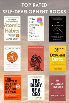 Top rated self-development books Motivation, Fitness, Reading, Self Development Books, Best Self Development Books, Work On Yourself, Reading Motivation, Financial Decisions