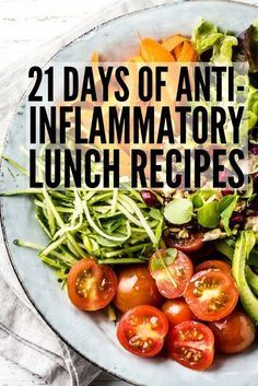 21 Day Anti Inflammatory Diet for Beginners | Looking for an anti-inflammatory meal plan to help boost your immune system and keep your autoimmune disease under control while also helping you to lose weight? We’ve put together a 21-day meal plan for beginners, complete with breakfast, lunch, dinner, and snack recipes you’ll love. #weightloss #cleaneating #antiinflammatory #antiinflammatorydiet #antiinflammatoryrecipes Anti Inflammatory Diet Recipes, Anti Inflammatory Diet, Inflammation Diet Recipes