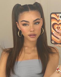 madison beer on Twitter: "☆・*~。… " Baddie Hairstyles, Hair Inspiration, Coiffure Facile