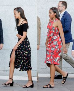 mc-sasha-malia-obama-63016-spl Celebrity Style, Fashion Looks, Obama Sisters
