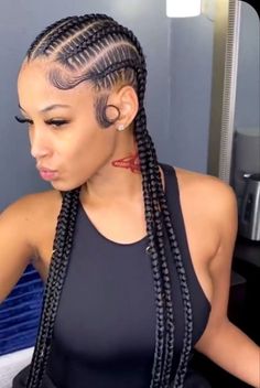 Pin by Brizzy on Braids and Natural Hair✨ | Braided cornrow hairstyles, Cornrow hairstyles, African braids hairstyles
