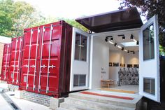School Art Gallery Made From 20ft Containers Container Cabin