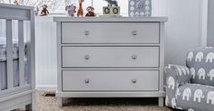 Bella Convertible 3 Drawer DresserTool-free assembly under 10 minutes, plenty of storage space AND it functions as a changer! The Sealy 3 Drawer Contemporary Dresser really has it all. #SealyBaby 3 Drawer Dresser, Nursery Dresser, Bedroom Furniture, Modern Kids Dresser, Nursery Furniture, Teen Furniture, Contemporary Dresser