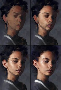 "Marina Nery" by Aaron Griffin (Process Picture) Design, Art And Illustration