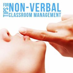 Non-verbal classroom management tips: 5 ways to keep kids in line and focused on working without using words. Mindfulness, Adhd, Classroom Behavior Management, Classroom Management Strategies, Behaviour Management, Classroom Behavior, Management Techniques
