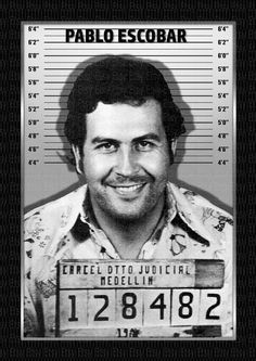 "Celebrity Mugshots is a moment in time where our heroes halo slips for one reason or another. Some of these pictures are shocking or quite literally hilarious... you decide. Either way these will look stunning in a frame anywhere around the house. Please remember in some cases these photo's are decades old so they will not be crystal clear Signed Memorabilia Photographic Print   Description Premium A4 quality matt photo print (looks great framed). This is an affordable \" Reprinted Copy\" of a Medellin, Originals, Celebrity Mugshots, Pablo Escobar, Photographic Print, Mug Shots, Old Photos, World Peace, A Moment In Time