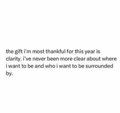 the gift i'm most thankful for this year is charity i've never been more clear about where i want to be