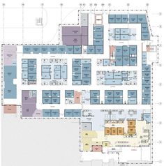 Emergency Department, Hospital Plans, Healthcare Interior Design, Medical Office Design, Hospital Floor Plan