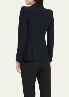 Alexander McQueen Classic Single-Breasted Suiting Blazer - Bergdorf Goodman Tops, Jackets, Tailored, Suiting, Long Sleeve