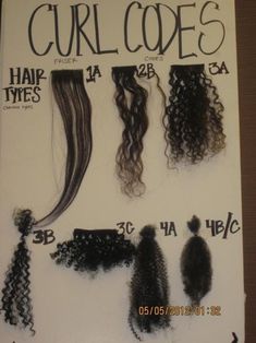 Hair types, i like this chart. Been looking for this for AGES!!! Hair System, Hair Journey, Hair Type Chart