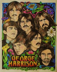 George Harrison 20 by ali-loves-mo on DeviantArt Art, George, 20th, Deviantart, George Harrison Art, Harrison, Psychedelic, Comic Book Cover
