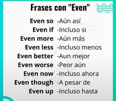 a poster with some words on it that say, frasses con'even