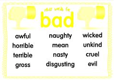 a poster with words that say bad and not to be true or false in different languages