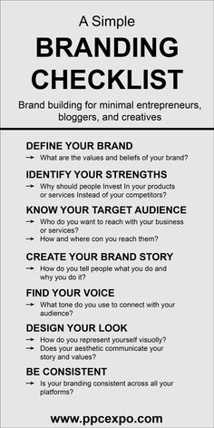 Branding Your Business, Brand Marketing Strategy, Brand Identity Guidelines, Personal Branding, Marketing Strategy Social Media, Branding Checklist