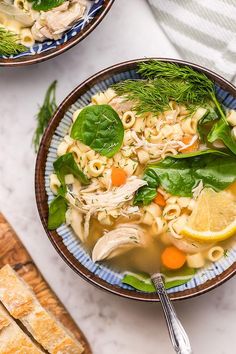 Slow Cooker, Chicken Soup, Healthy Recipes, Soup Recipes, Chicken Noodle, Greek Lemon Chicken Soup, Lemon Chicken Soup, Mediterranean Diet Recipes, Mediterranean Recipes