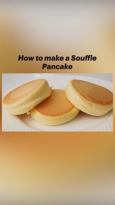 how to make a souffle pancake
