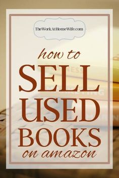 Extra Money Online, Sell Used Books Online, Sell On Amazon, Extra Cash