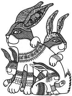 Animals, Easter, Cats, Henna