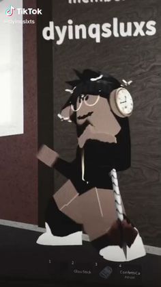 an image of a cartoon character with headphones on