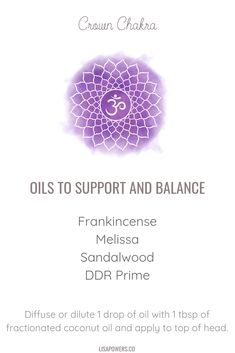 How to Balance Your Chakras with Essential Oils - Lisa Powers