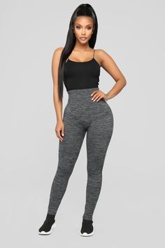 I Need My Space Fleece Lined Leggings - Black Leggings, Clothes, Trousers, Pants, Jumpsuit, Fleece, Two Piece Pant Set, Sport Fashion, Space Outfit
