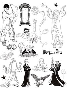 harry potter coloring pages for kids to print and color with their own characters, including the wizard