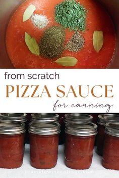 This easy homemade sauce is my go-to recipe for canning. Let me show you how to can pizza sauce for year round fresh tomato taste. Bruschetta, Gardening, Diy, Canned Pizza Sauce With Fresh Tomatoes, Pizza Sauce Recipe From Fresh Tomatoes, Pizza Sauce Homemade Fresh Tomatoes