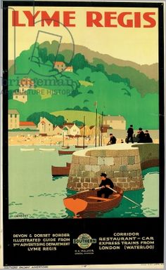 Lyme Regis, poster advertising Southern Railway, 1926 (colour litho) Seaside, Southern Railways