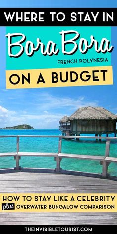 Wondering where to stay in Bora Bora on a budget? I discovered a little trick that allowed me to stay in an overwater bungalow for less than half the price I expected. If you're planning a Bora Bora honeymoon, don't miss how you can stay in Bora Bora like a celebrity, too (without the hefty price tag!) | The Invisible Tourist #borabora #frenchpolynesia #honeymoon #wheretostay #paradise #traveldestinations Honeymoon Destinations, Destinations, Indonesia, Trips, Travel Destinations, Backpacking, Europe Destinations, Bora Bora, Vacation Destinations