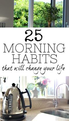 Morning habits that really work - make your mornings so much easier and get up with a smile Fitness, Self Care Routine, Productive Morning, Self Improvement Tips, Self Care, Daily Routine, Morning Habits