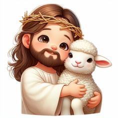 The Good Shepherd, Catholic, Cartoon, Jesus Birthday, Cartoon Pics, Jesus Loves Me