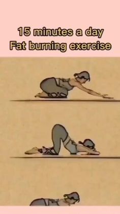 Fat burning exercise - 15 minutes a day - Weight lose transformation - body transformation - Weight lose - Women body transformation Joga, Core Workout, Abs Workout Video