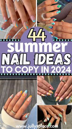 summer nails, summer nail ideas, summer nail designs, summer nail art, summer nail inspo