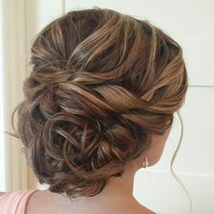 Updo Bridesmaid Hair, Wedding Up Do, Wedding Hairstyles For Long Hair, Hairstyles For Thin Hair, Wedding Hair And Makeup