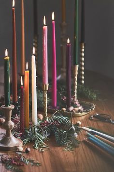 Candles, Décor, Home Décor, Candle Stick Decor, Candle Set, Christmas Home, Taper Candle