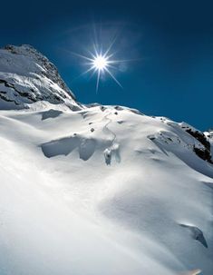 Untouched, perfect lines and not a cloud in the sky #picturesque #mountains photo: Lee Cohen. Tours, The Great Outdoors, Berg, Ski Magazine, Scenic