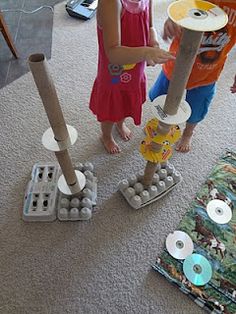 Construccions Play, Montessori, Activities For Kids, Recycling Lessons, Play Based Learning, Creative Play, Learning Through Play, Learning Activities